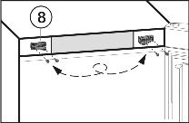 9 (11): zwolnić po lewej stronie za pomocą Fig. 9 śrubokrętu i wysunąć na zewnątrz. Wszystkie urządzenia: u Za pomocą płaskiego śrubokrętu zdjąć płytę czołową Fig. 8 (10).