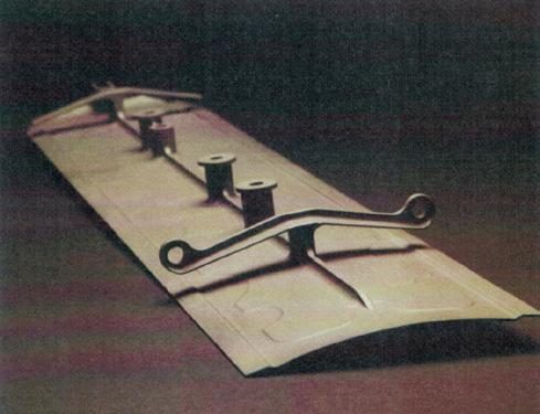 Korzyści: ograniczona obróbka mechaniczna; większa odporność na korozję; większy zakres temperatury pracy. 1. Casting of air inlet housing made from Al/Mg converted to Nickel Superalloy INCO 718.