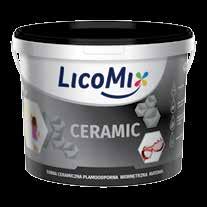 FRY WEWNĘTRZNE LIO MIX ERMI Farba ceramiczna plamoodporna wewnętrzna matowa LIO MIX ERMI to plamoodporna farba wewnętrzna na ceramicznych komponentach oraz na bazie wysokogatunkowej dyspersji,