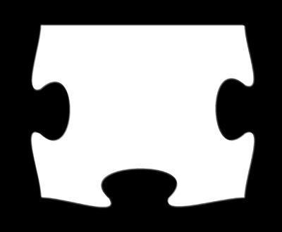 UKŁADAMY PUZZLE Zwróć uwagę, że puzzle, z których składa się