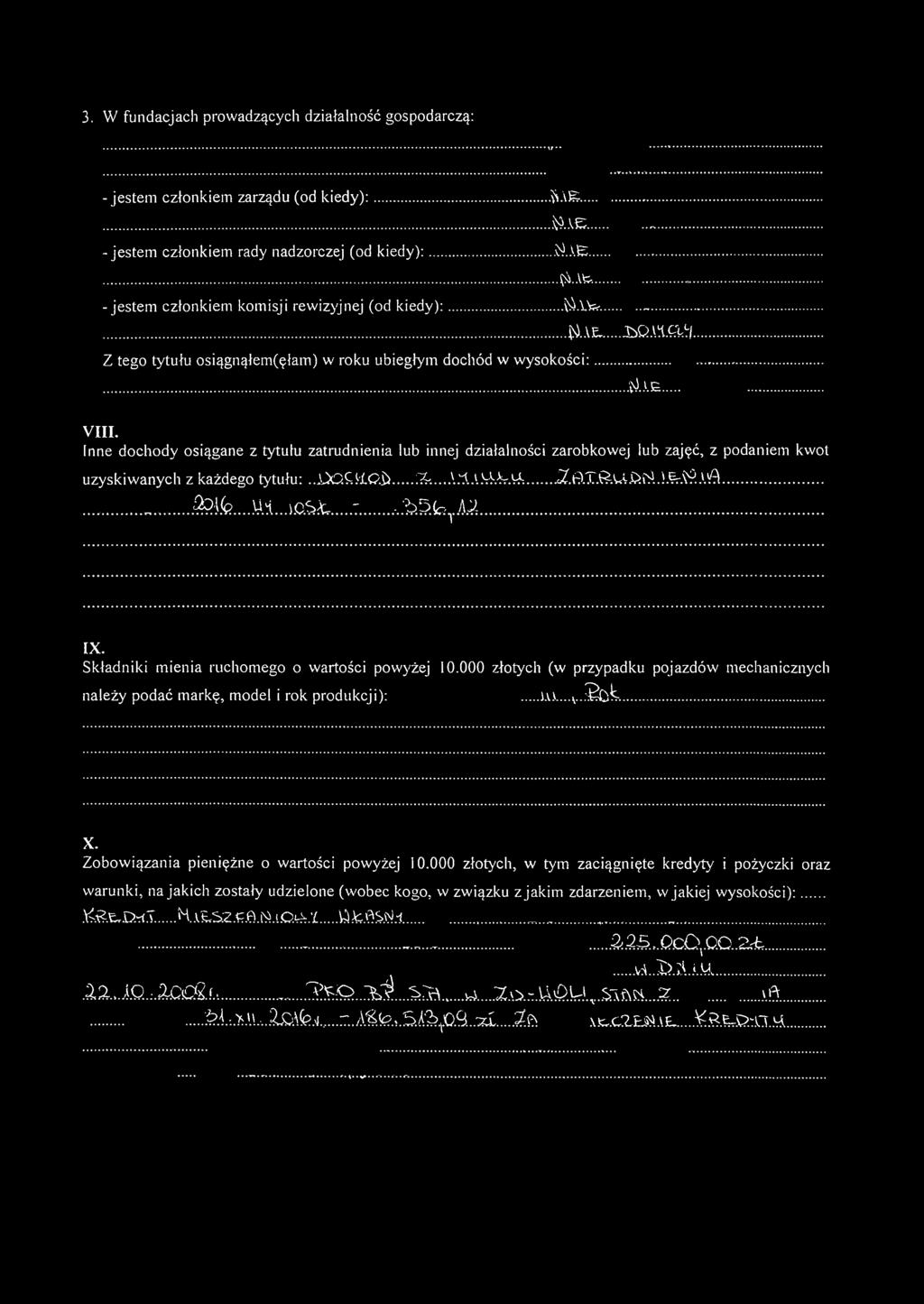 Inne dochody osiągane z tytułu zatrudnienia lub innej działalności zarobkowej lub zajęć, z podaniem kwot uzyskiwanych z każdego tytułu:..i)0.ę.w.q.i>...i&...a.'aasw r.ws...<x.fi.t.feua >'i^..).?r.^.a^.
