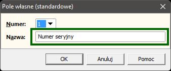 Numer PN Numer PN Obsługiwane przez Sklep Shoper typy to: Pole tekstowe