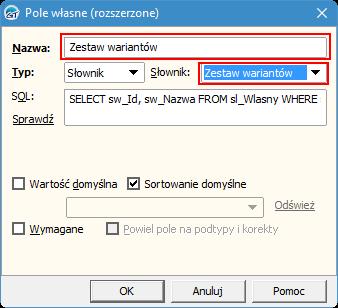 sklepie Shoper są analogiczne jak w wcześniej opisanym przykładzie. W celu dodania nowego zestawu wariantów w sklepie Shoper, należy kolejno wybrać asortyment warianty produktów.