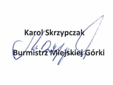 Szanowni Państwo, oddaję w Państwa ręce Raport o stanie Gminy Miejska Górka za rok 2018.