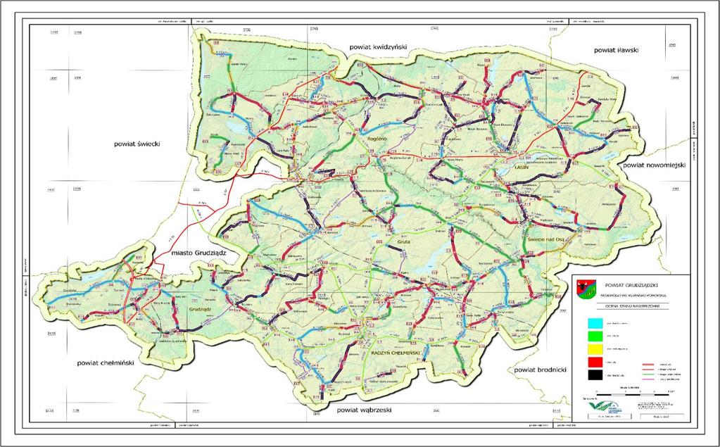 Rys. nr 2 Mapa dróg