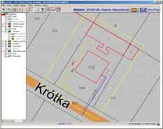 warstw uzbrojenia terenu oraz ewentualnie rastry mapy zasadniczej (jeli zasób prowadzony jest w technologii