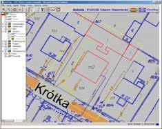 Ilustracja dostpu do treci mapy zasadniczej po dokonaniu zgoszenia Na bazie informacji przekazanych przez geodet,
