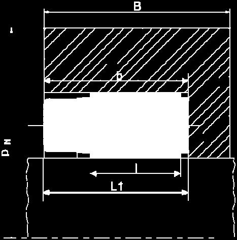 skurczowych) Pierścień RfN 701 Wymagana minimalna średnica zewnętrzna piasty DN [mm] Moment dla najmniejszej granicy plastyczności Rp0, [N/mm] wybranego materiału piasty Wymiary dokręcenia na śrubę
