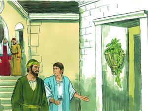 bojącego się Boga, którego dom sąsiadował z synagogą.
