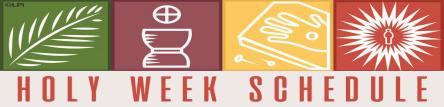 Holy Thursday April 18 - Wielki Czwartek 7:30 PM Bilingual Mass / Msza Św.
