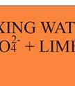 or saturated brine.