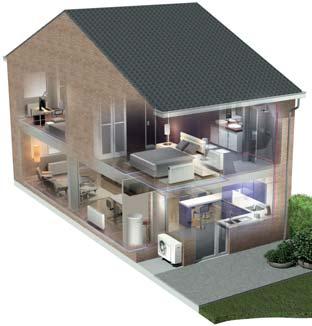 Oferta wiodącej sprawności w najmniejszej na rynku jednostce zewnętrznej - niskotemperaturowy system Daikin Altherma monoblok zapewnia ogrzewanie i chłodzenie oraz