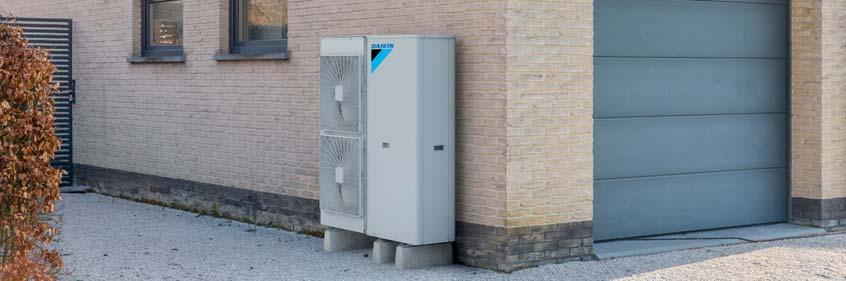 Daikin Altherma monoblok 5-7kW A ++ 55 C Osobne centrum okablowania Osobny zestaw grzałki