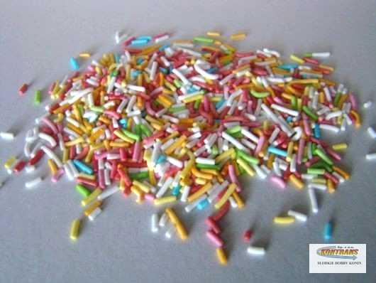 waflowe różne kolory 100 g Posypka