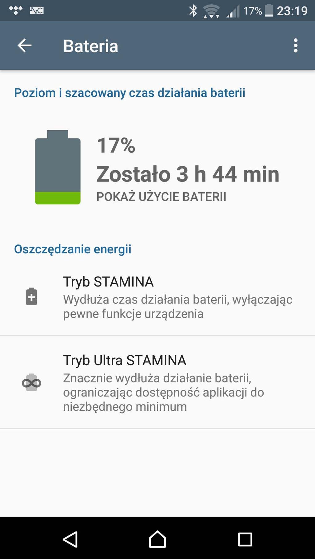 skraca żywotność baterii.