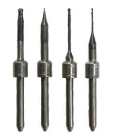 Frezy Cyrkon/ PMMA / Wosk ZIRCONZAHN M5/M1 CYRKON SNZ2 SNZ1 ø uchwytu SNZ5 0.