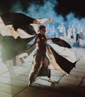 Violet Show Widowisko będące połączeniem ognia z wyjątkowymi choreografiami, efektami świetlnymi i pirotechniką sceniczną, które swoją estetyką nawiązuje do świata orientu.
