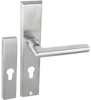Klamka kierunkowa - lewa lub prawa 92,00 113,16 T-INOX zew. czarna szyld górny GRATIS Dostępny również szyld w rozstawie 90 mm UWAGA!