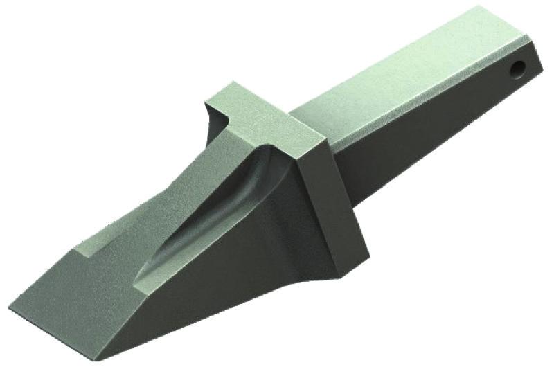 kopalniach odkrywkowych węgla brunatnego w zagłębiu Oltenia [11]. Ze względu na parametry geometryczne potrzebne są obydwa typy zębów tnących.