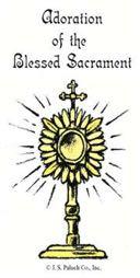 TUESDAYS & THURSDAYS : 9 AM - 4 PM FRIDAYS: 11 AM - 7 PM ADORATION OF THE MOST BLESSED SACRAMENT