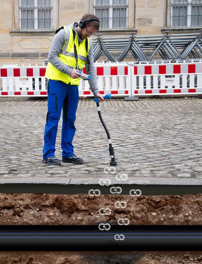 W takich przypadkach HL 7000 oferuje możliwość podłączenia czujnika gazu próbnego (wodoru i azotu).