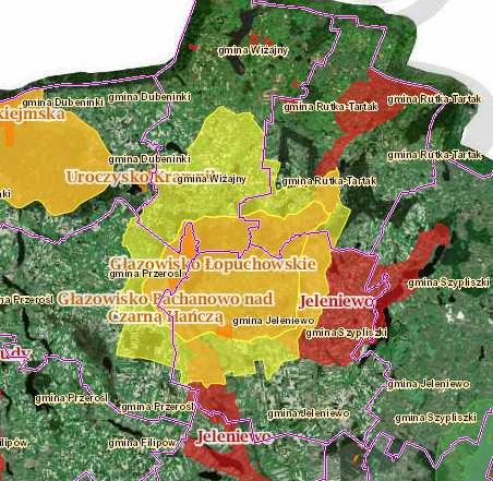Źródło: http://geoserwis.gdos.gov.pl/mapy/ Ryc.
