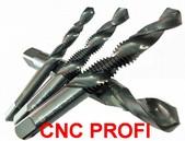 Wiertła z węglika spiekanego VHM do PCB CNC Ostrze węglik spiekany / uchwyt stalowy Trzpień 3,75 mm (/8") Długość całkowita: 38 mm Dwa ostrza prawo skrętne Przeznaczenie: Do wiercenia płytek i