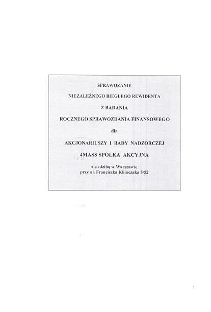 5.3. Sprawozdanie niezależnego biegłego rewidenta z
