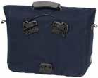 1 system Nowoczesna torba rowerowa na laptopa z zapięciem na sprzączkę; miękka w dotyku Cordura z bawełną laminowana PU; zewnętrzna kieszeń (niewodoodporna); odpinany pasek na ramię; uchwyt do