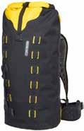 R17253 Gear-Pack 25/32/40 Wodoodporny plecak w trzech rozmiarach; pasek w talii i odpinane ramiączka; regulowany i odpinany system nośny o trzech stopniach długości; zdejmowana zewnętrzna kieszeń z