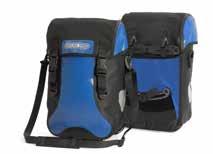 SPORT-PACKER PLUS Para uniwersalnych sakw z Cordury, z zapięciem na dwie sprzączki trzymające duże wieko. Montaż bez użycia narzędzi dzięki systemowi montażu QL2.1.