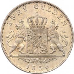 2 guldeny 1850 Bardzo ładny