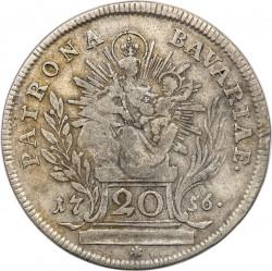 20 krajcarów 1756 Zielonkawa