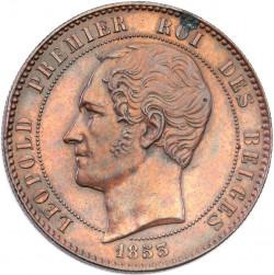 PRÓBA miedź 10 centimes 1853