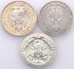 Berlin/Wrocław, zestaw 3 monet