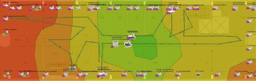 HeatMapper HeatMapper firmy Ekahau to darmowe narzędzie na komputery PC służące do tworzenia mapy zasięgu sieci bezprzewodowych.