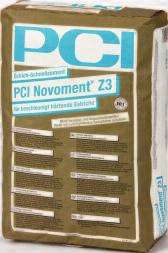Szybkosprawny jastrych na spoiwie PCI Novoment Z3 charakteryzuje się długim czasem użycia, również w wysokich temperaturach oraz możliwością