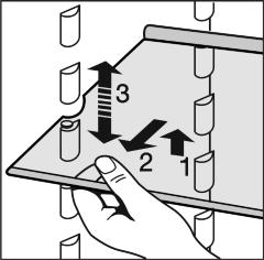 Obsługa Jeżeli urządzenie będzie ustawiane z zawiasami do ściany Fig. 9 (4), to pomiędzy urządzeniem i ścianą należy zachować minimalny odstęp, wynoszący 40 mm.