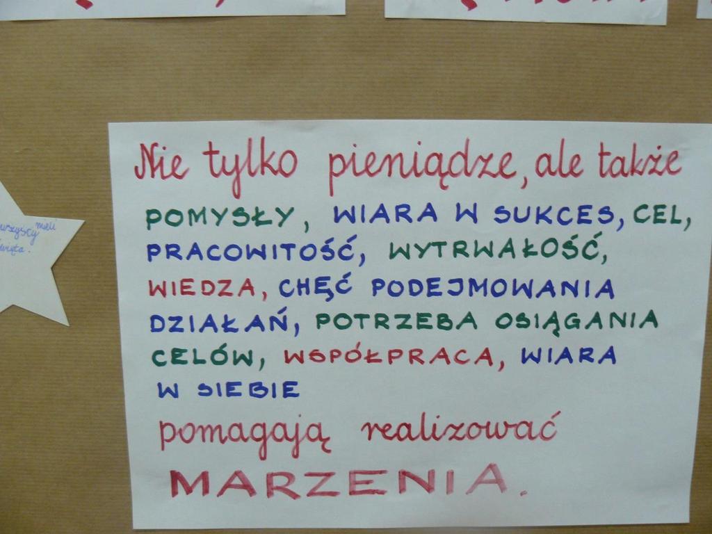 Wiemy, co w życiu jest ważne i wiemy, jak spełniać swoje marzenia.