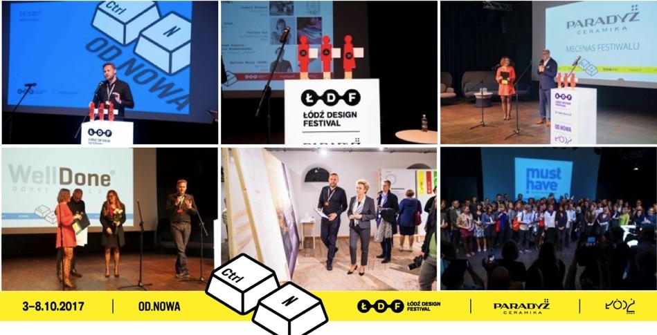 Łódź Design Festival 2017 OD.NOWA 11. edycja Łódź Design Festival odbyła sie w terminie 3-8 października 2017.