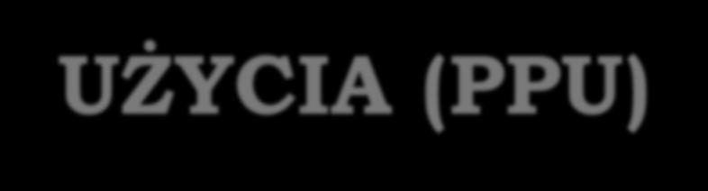 SYSTEMOWE (PRODUKTOWE) PRZYPADKI UŻYCIA (PPU) Produktowy przypadek użycia jest częścią albo całym biznesowym przypadkiem użycia.