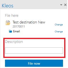 Dodanie opisu do załącznika importowanego do Kleosa.