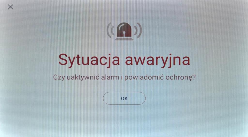 Urządzenie poprosi o potwierdzenie uruchomienia funkcji dodatkowym komunikatem.