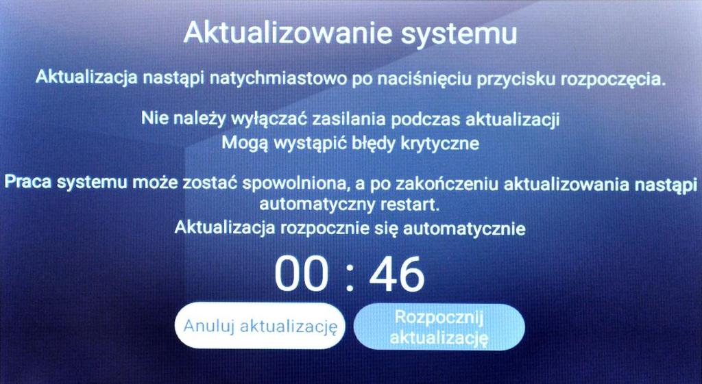 13. Aktualizacja monitora Monitor aktualizuje się samoczynnie jeśli na serwerze aktualizacji pojawi się nowsza wersja oprogramowania.