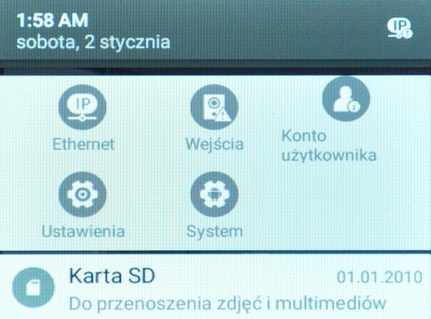 4.2. Menu podręczne Po dotknięciu i przesunięciu w dół górnej belki ekranu rozwinie się menu podręczne monitora z szybkim dostępem do podstawowych ustawień monitora Są tam umieszczone ikony ustawień