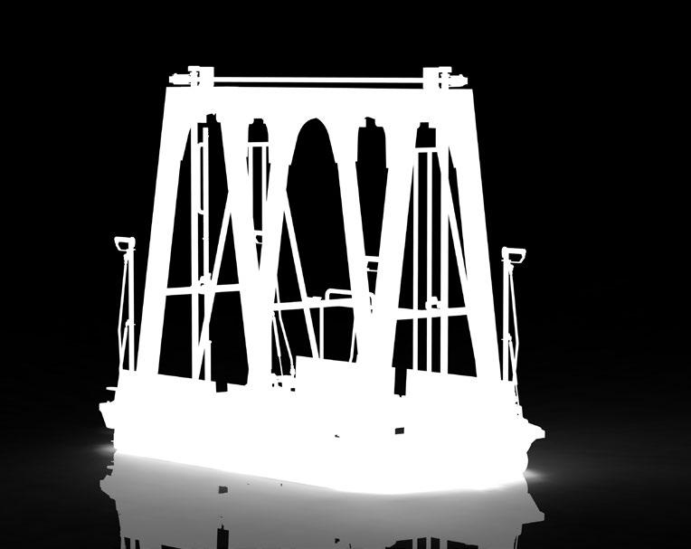 (długość x szerokość) Distance between floor and docked trolleys Odległość wózków od podłogi Turn Radius
