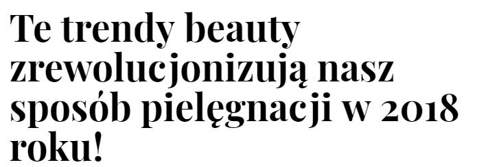 I NAJMODNIEJSZYCH MAKIJAŻACH.