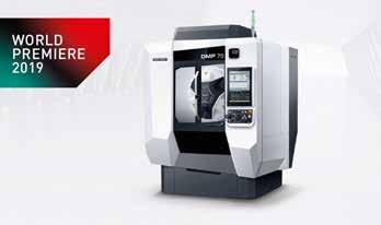 Maszynę zaprojektowano z myślą o obróbce dużych form - 1250 x 700 mm oraz o masie maksymalnej do 2600 kg. LASERTEC 125 Shape wyposażony jest w stół obrotowy C o średnicy 1250 mm.