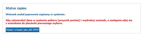 Punkty przeliczane są po zapisaniu wniosku, do tego momentu w podsumowaniu wniosku, w części dotyczącej uzyskanych punktów będzie informacja nie wyliczono.