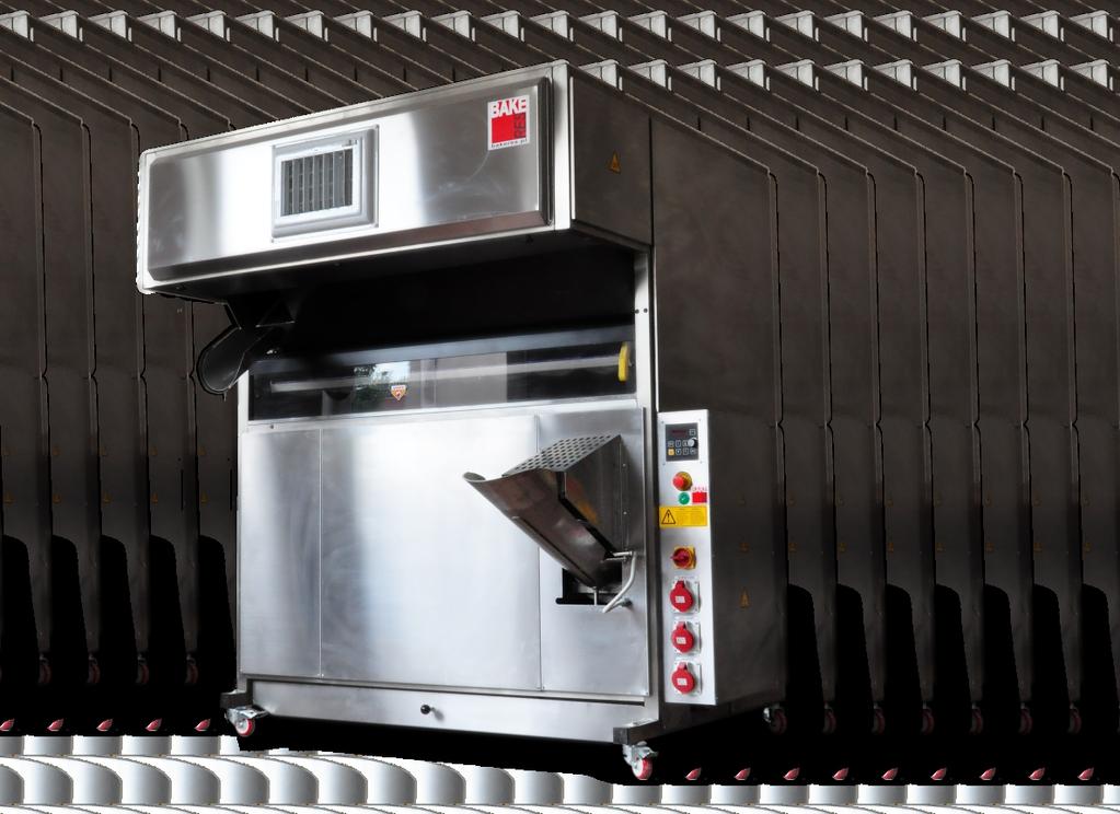 Maszyna pracuje automatycznie w połączeniu z pozostałymi elementami linii do chleba. Perfekcyjna synchronizacja wejścia do garowni zapewnia, że każdy kęs ciasta wchodzi we właściwym momencie.